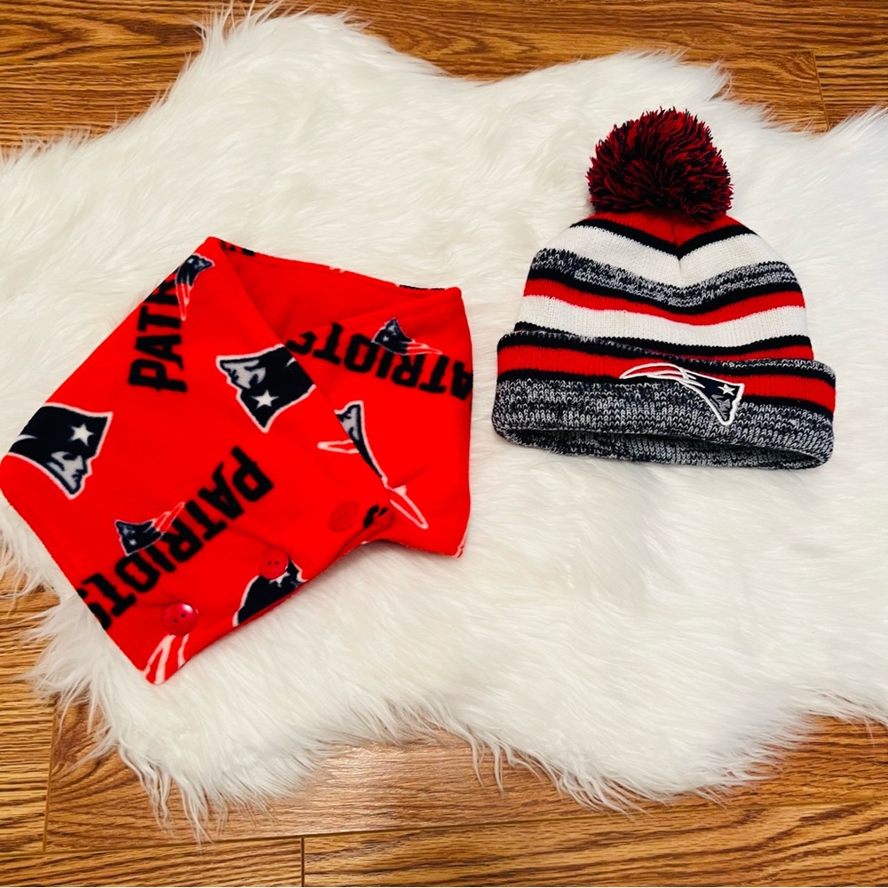 New England Patriots Bundle - Hat & Scarf